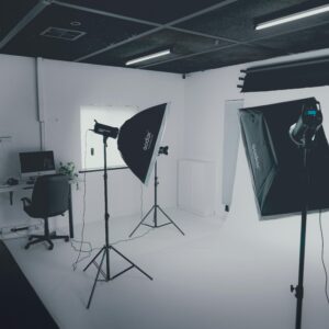 Widok całego studia - Sesja studyjna